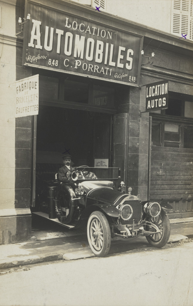 Location automobiles, C. Porrati, 4, rue Lafontaine