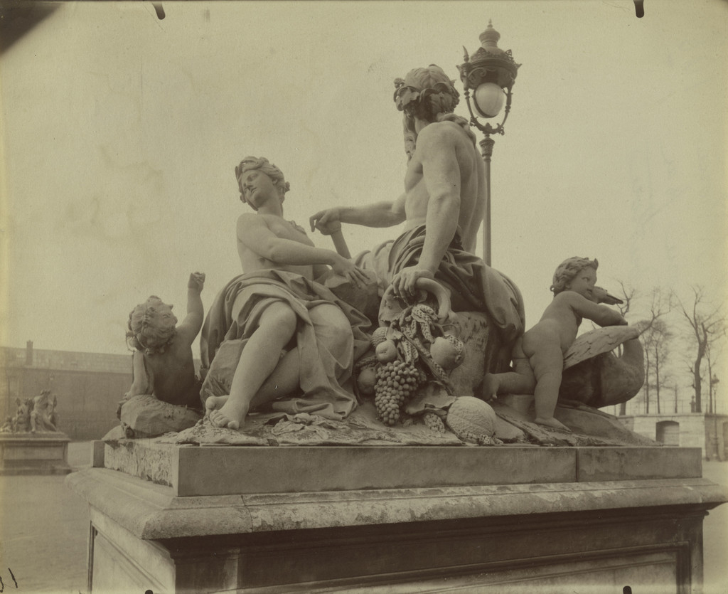 Tuileries -  Le Rhone / et la Saone par / Coustou