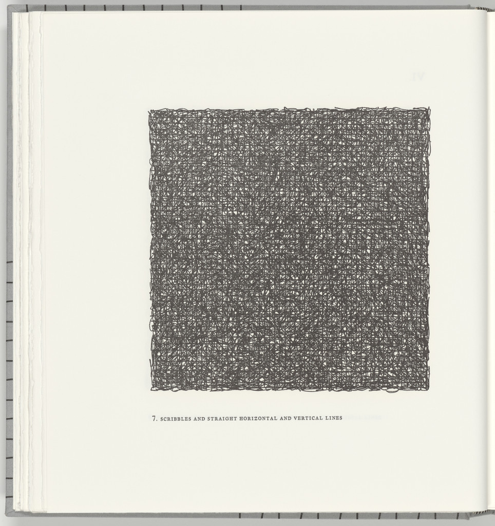 Scribbles and Straight Horizontal and Vertical Lines (plate 7) from Squarings