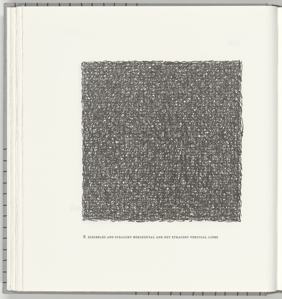 Scribbles and Straight Horizontal and Not Straight Vertical Lines (plate 9) from Squarings
