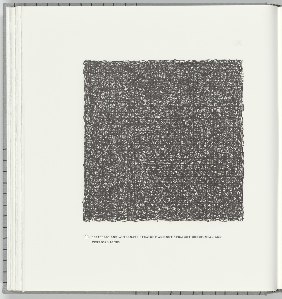 Scribbles and Alternate Straight and Not Straight Horizontal and Vertical Lines (plate 11) from Squarings