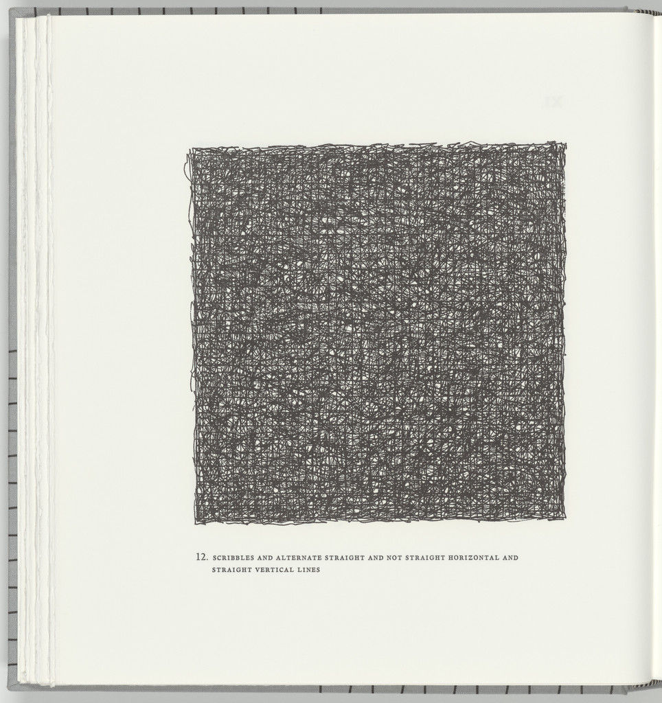 Scribbles and Alternate Straight and Not Straight Horizontal and Straight Vertical Lines (plate 12) from Squarings