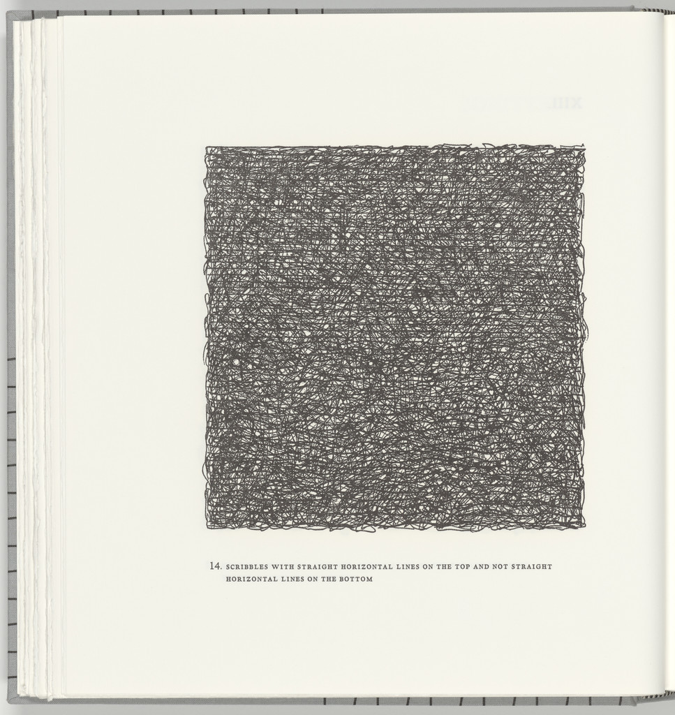 Scribbles with Straight Horizontal Lines on the Top and Not Straight Horizontal Lines on the Bottom (plate 14) from Squarings