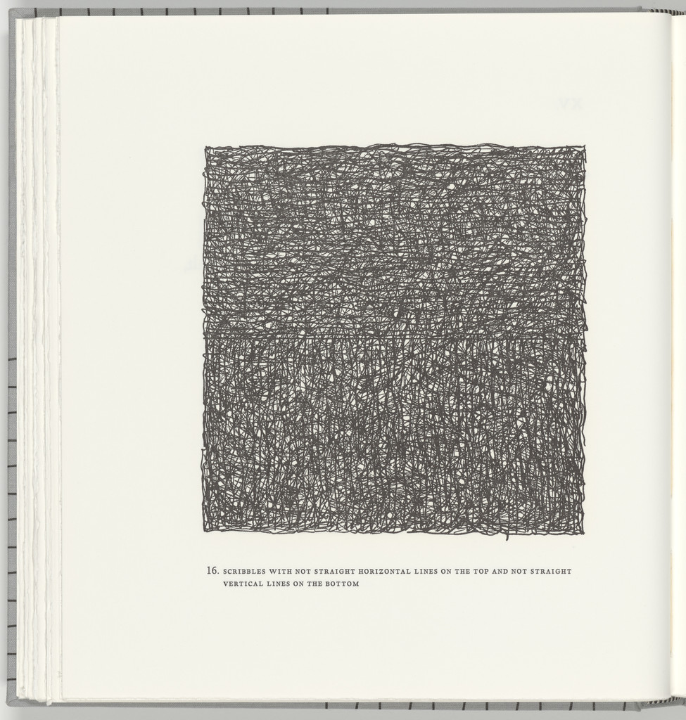 Scribbles with Not Straight Horizontal Lines on the Top and Not Straight Vertical Lines on the Bottom (plate 16) from Squarings