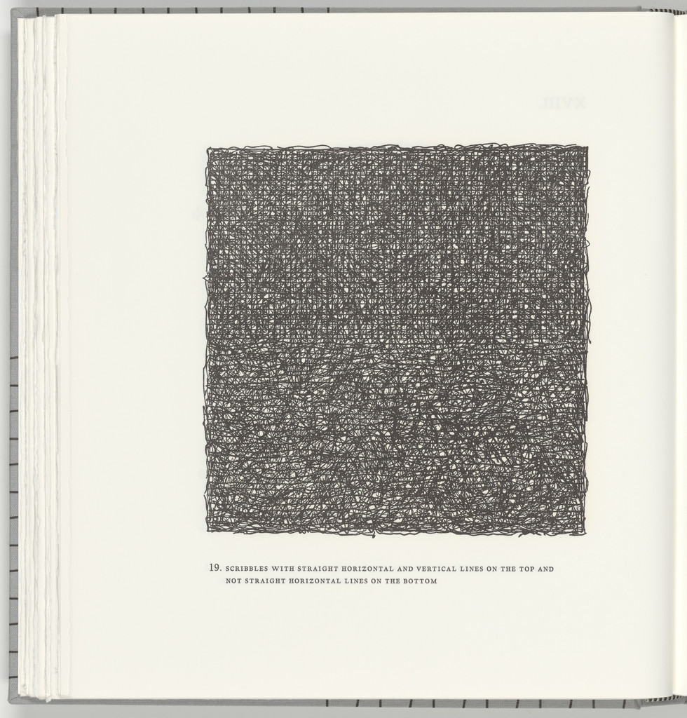 Scribbles with Straight Horizontal and Vertical Lines on the Top and Not Straight Horizontal Lines on the Bottom (plate 19) from Squarings