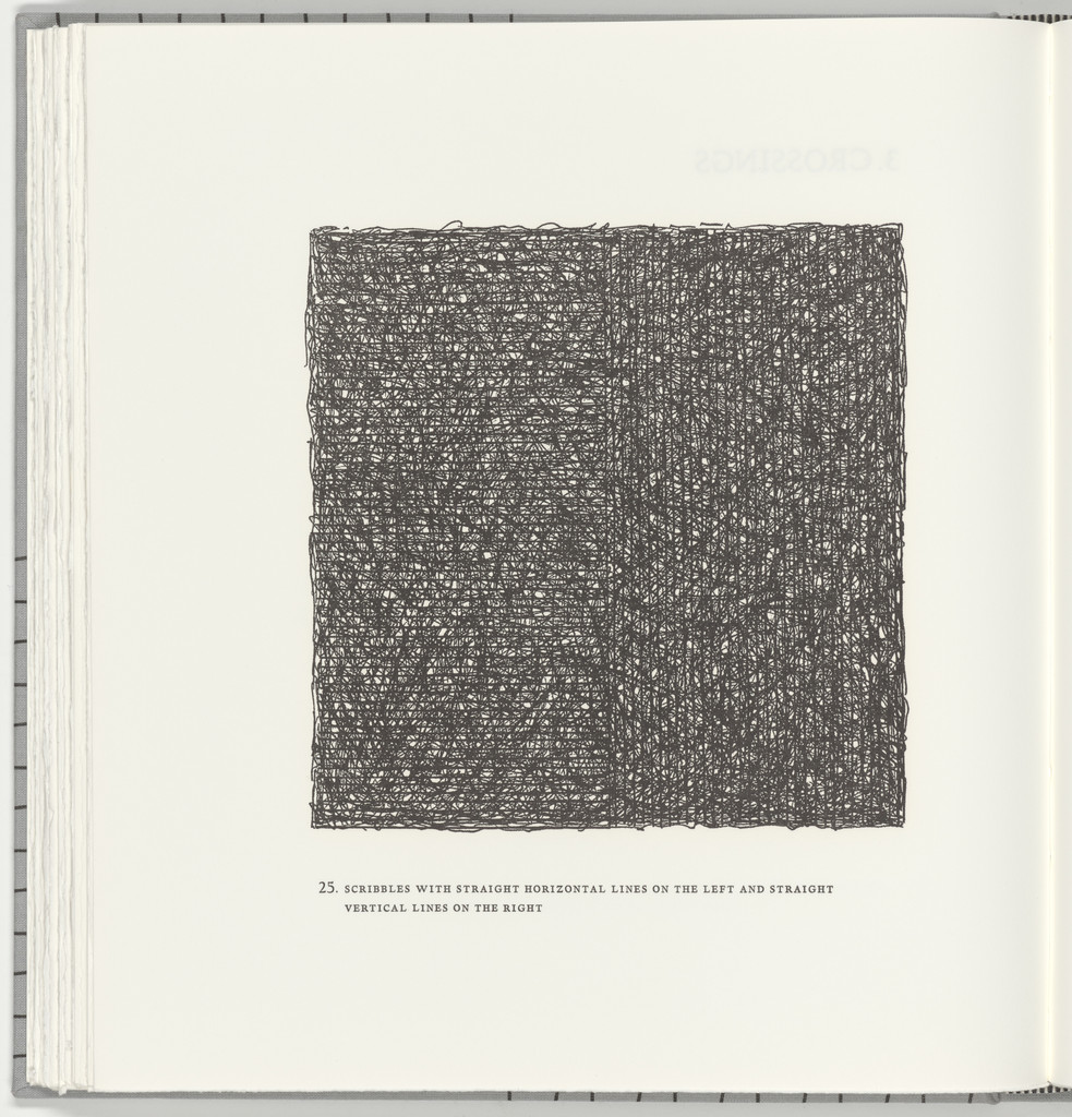 Scribbles with Straight Horizontal Lines on the Left and Straight Vertical Lines on the Right (plate 25) from Squarings