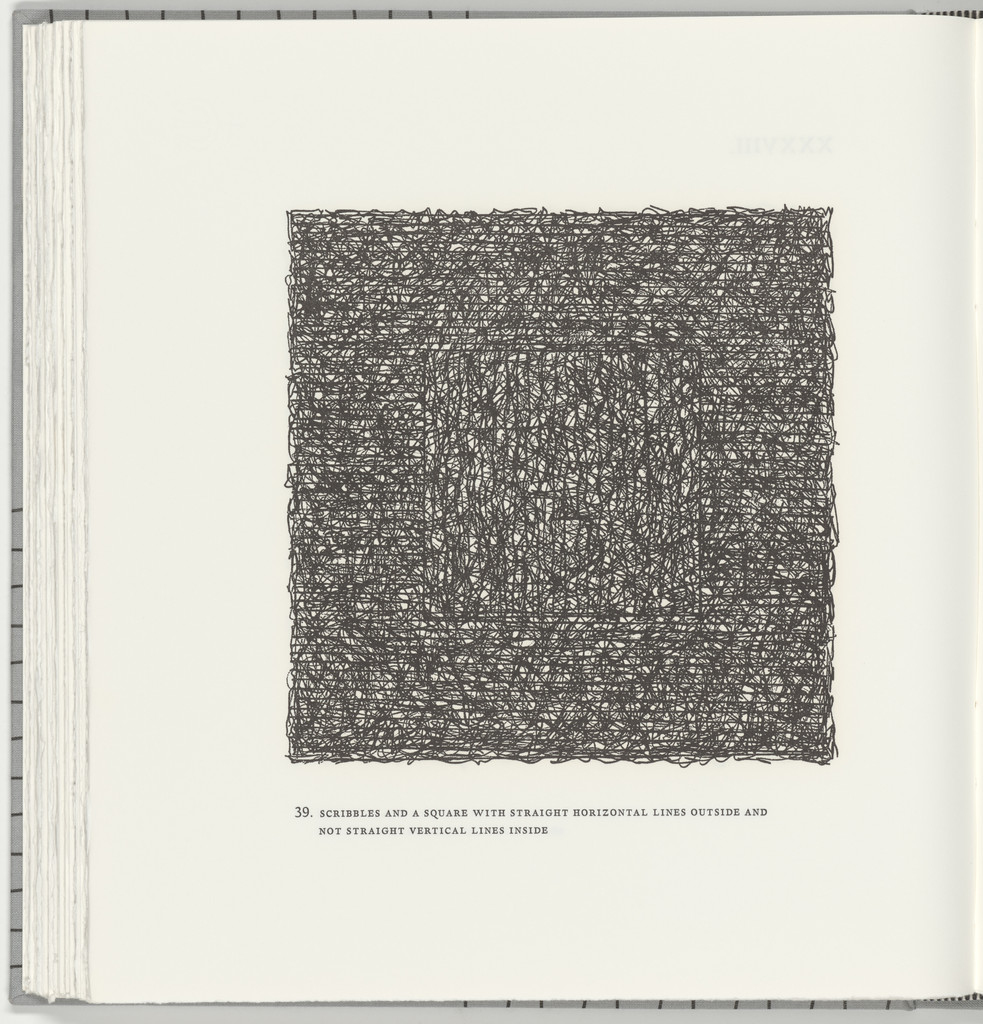 Scribbles and a Square with Straight Horizontal Lines Outside and Not Straight Vertical Lines Inside (plate 39) from Squarings