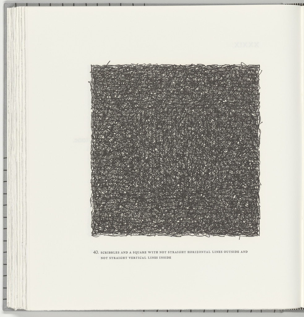 Scribbles and a Square with Not Straight Horizontal Lines Outside and Not Straight Vertical Lines Inside (plate 40) from Squarings