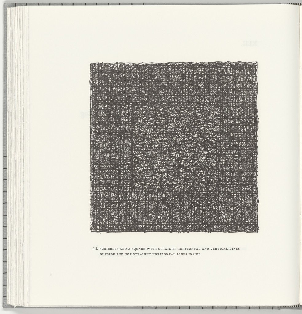 Scribbles and a Square with Straight Horizontal and Vertical Lines Outside and Not Straight Horizontal Lines Inside (plate 43) from Squarings