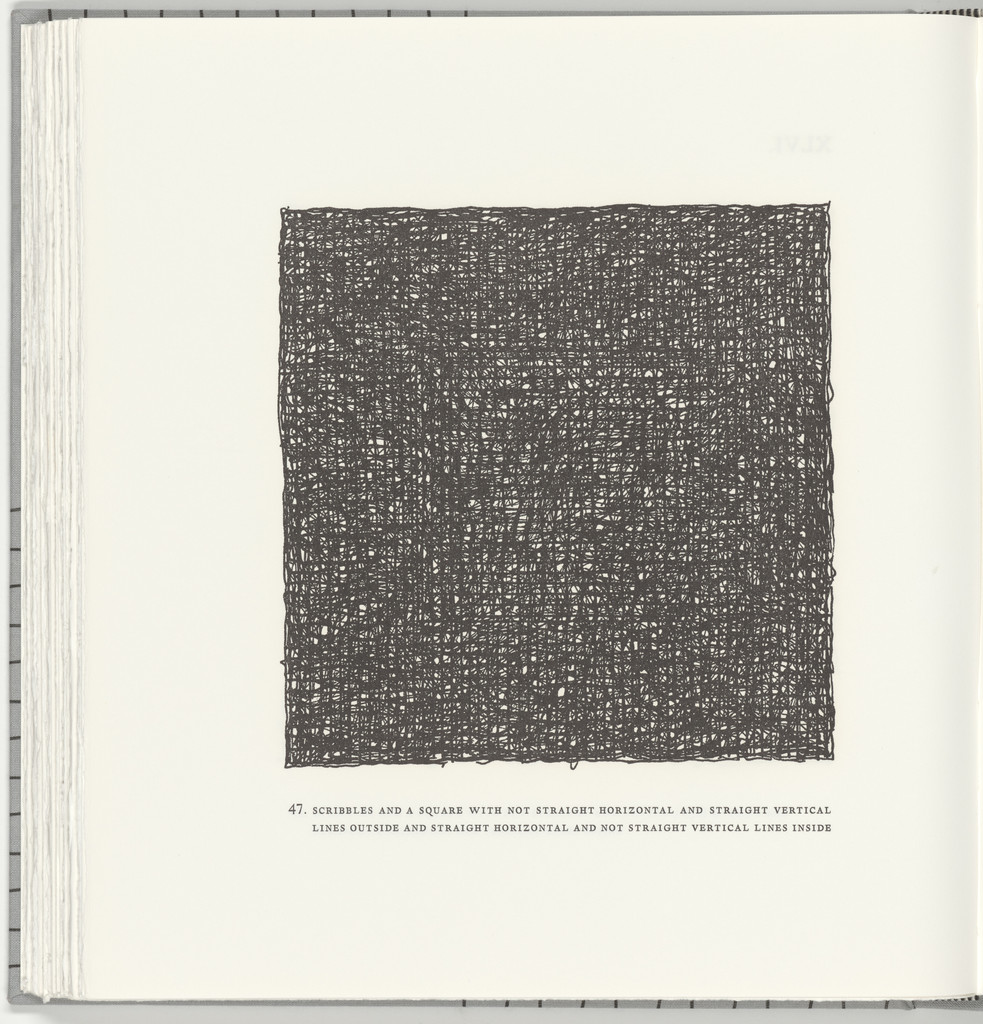 Scribbles and a Square with Not Straight Horizontal and Straight Vertical Lines Outside and Straight Horizontal and Not Straight Vertical Lines Inside (plate 47) from Squarings