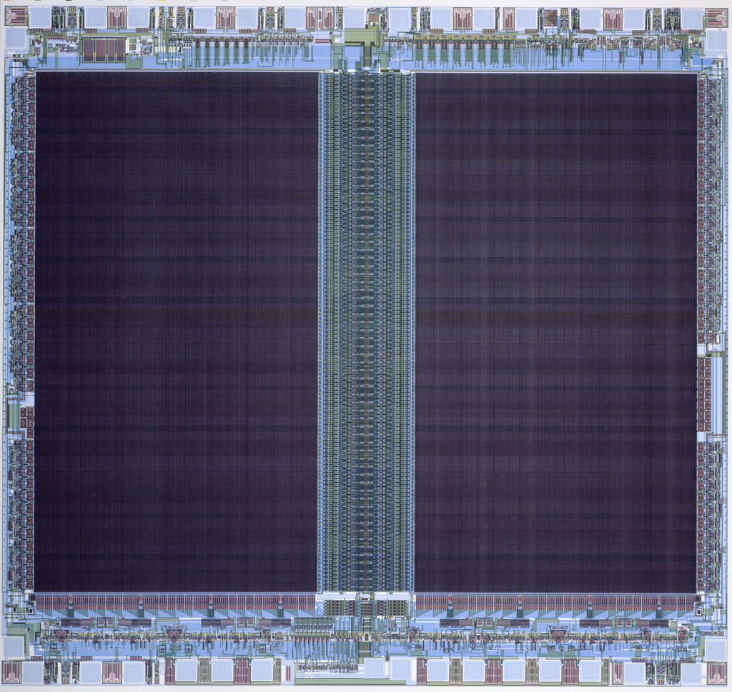 Diagram of Erasable Programmable Read-Only Memory Chip (EPROM)