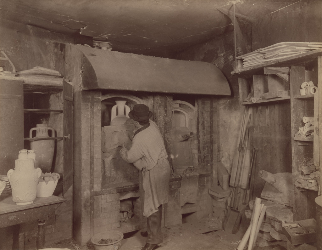 Intérieur d'un céramiste