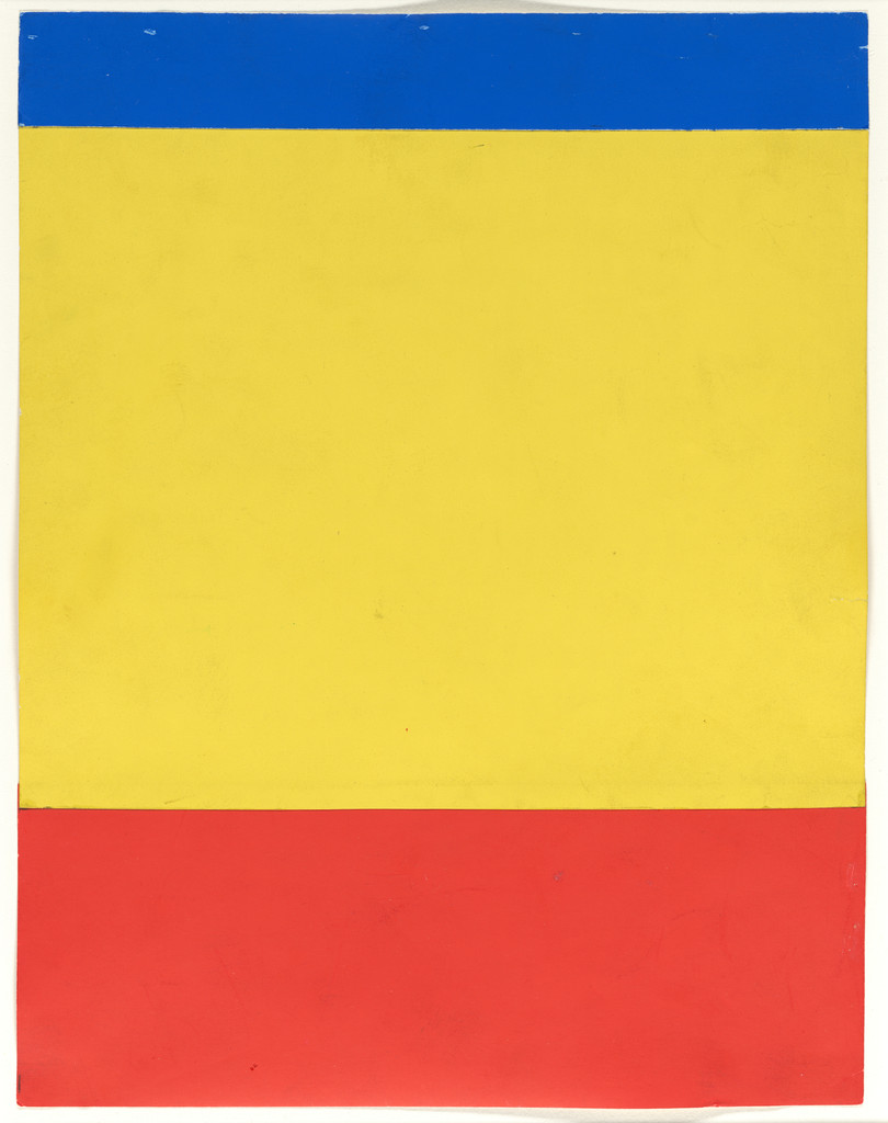 Study for Blue Yellow Red