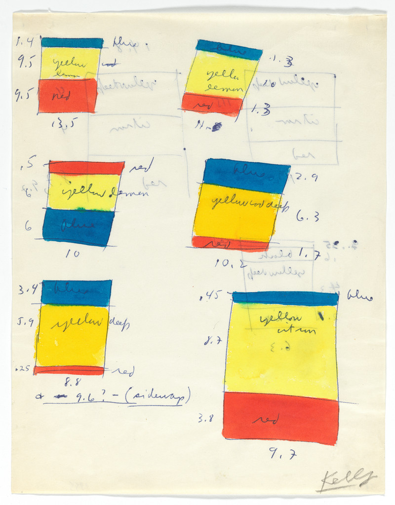 Six Studies for Red Yellow Blue and Blue Yellow Red