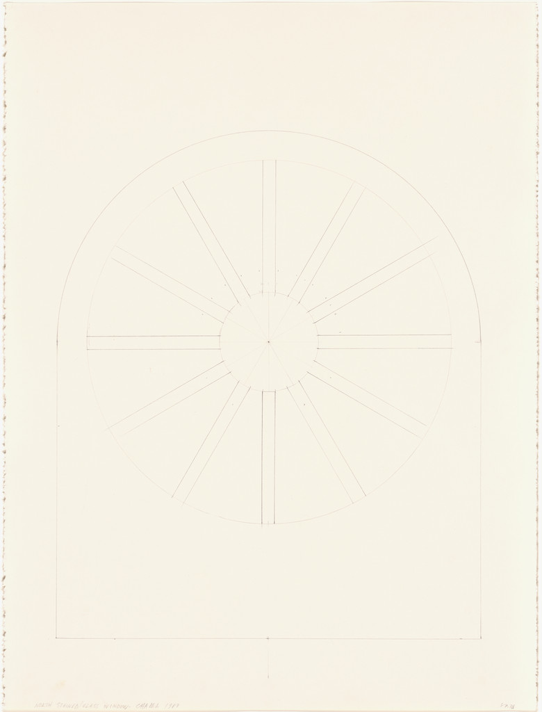 Study for Stained Glass Window, North Wall, Chapel