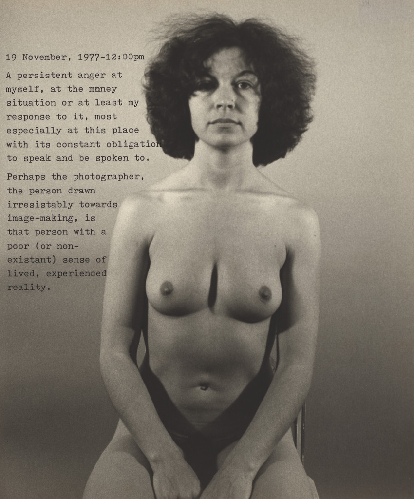 Fragments from a Visual Journal (19 November, 1977–12:00 pm)