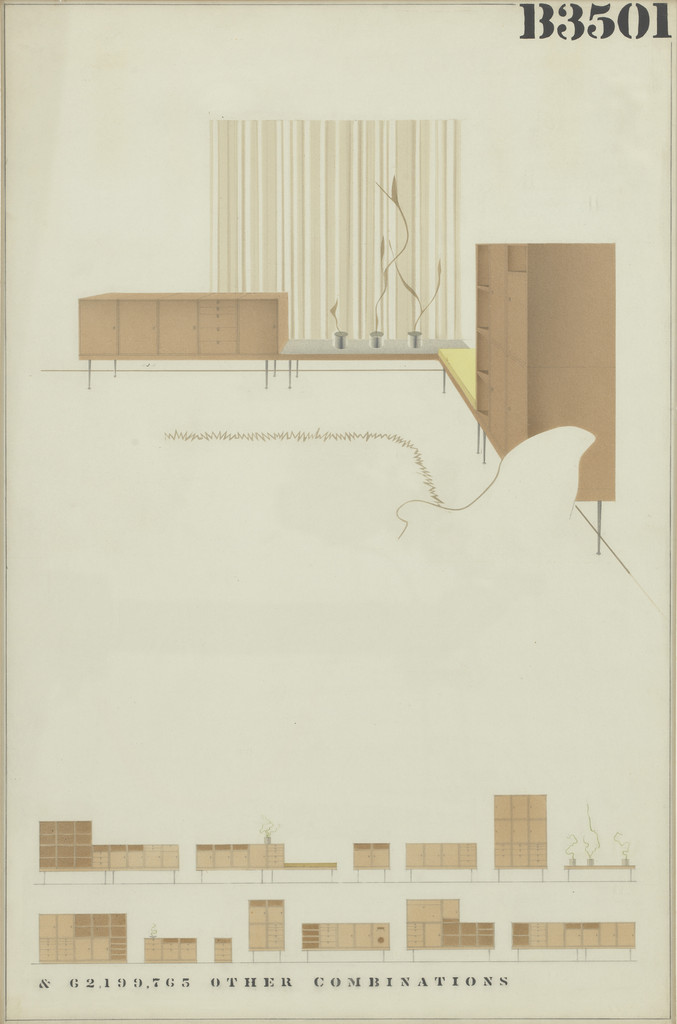 Cabinets (Entry Panel for MoMA Competition for Organic Design in Home Furnishings)