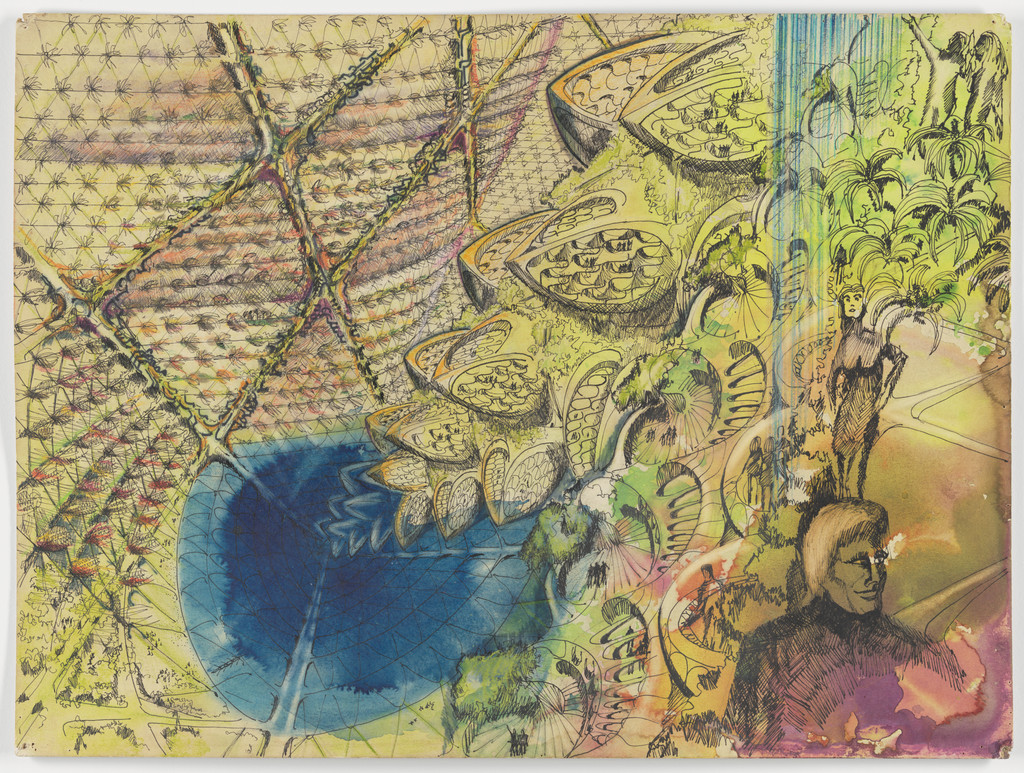 Biomorphic Biosphere project (View of interior reservoir)