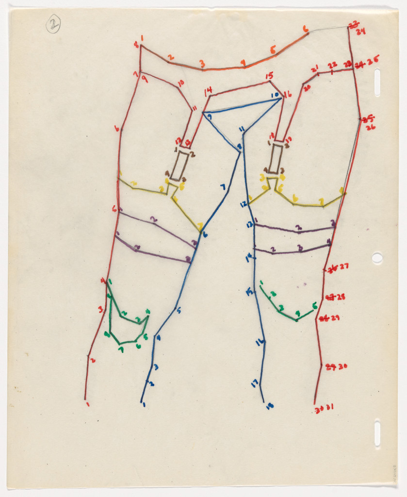 Girl Lifts Skirt (Preparatory drawing)