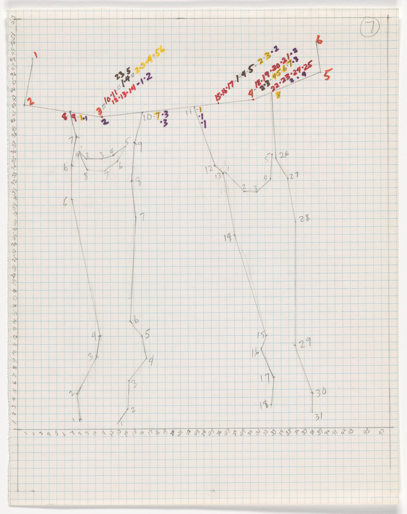 Girl Lifts Skirt (Preparatory drawing)