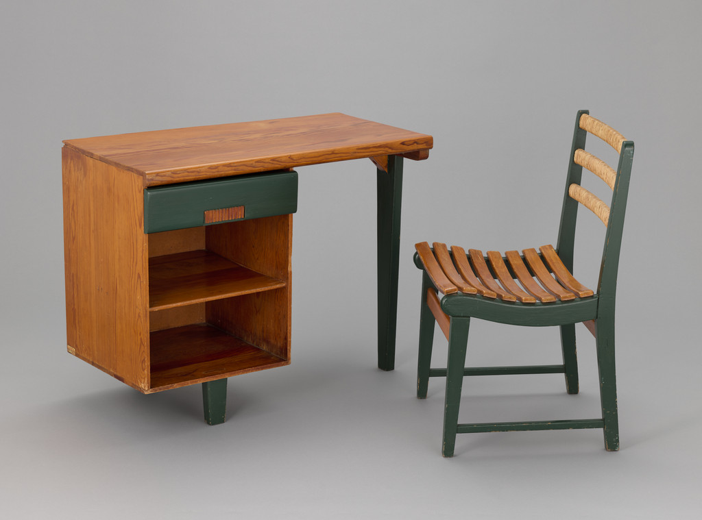 Desk and chair