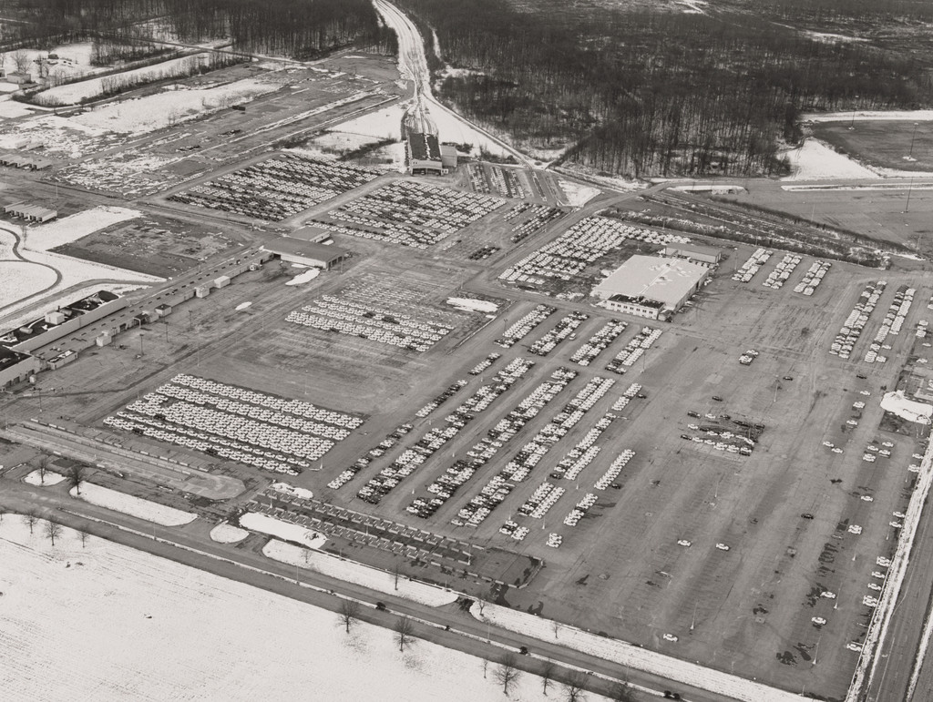 General Motors Lordstown Complex and newly built Chevrolet Cruze compact sedans, Lordstown, OH