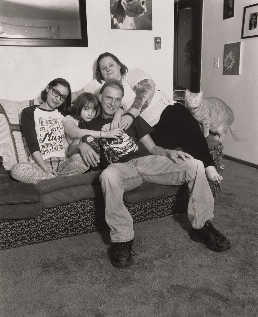 Trisha Amato, UAW Local 1112, at home with her boyfriend Michael Leonard and her two daughters Bayley and, Madison, (Transition Center Customer Service Representative, 11 years in at GM Lordstown Complex, trim shop), Poland OH.