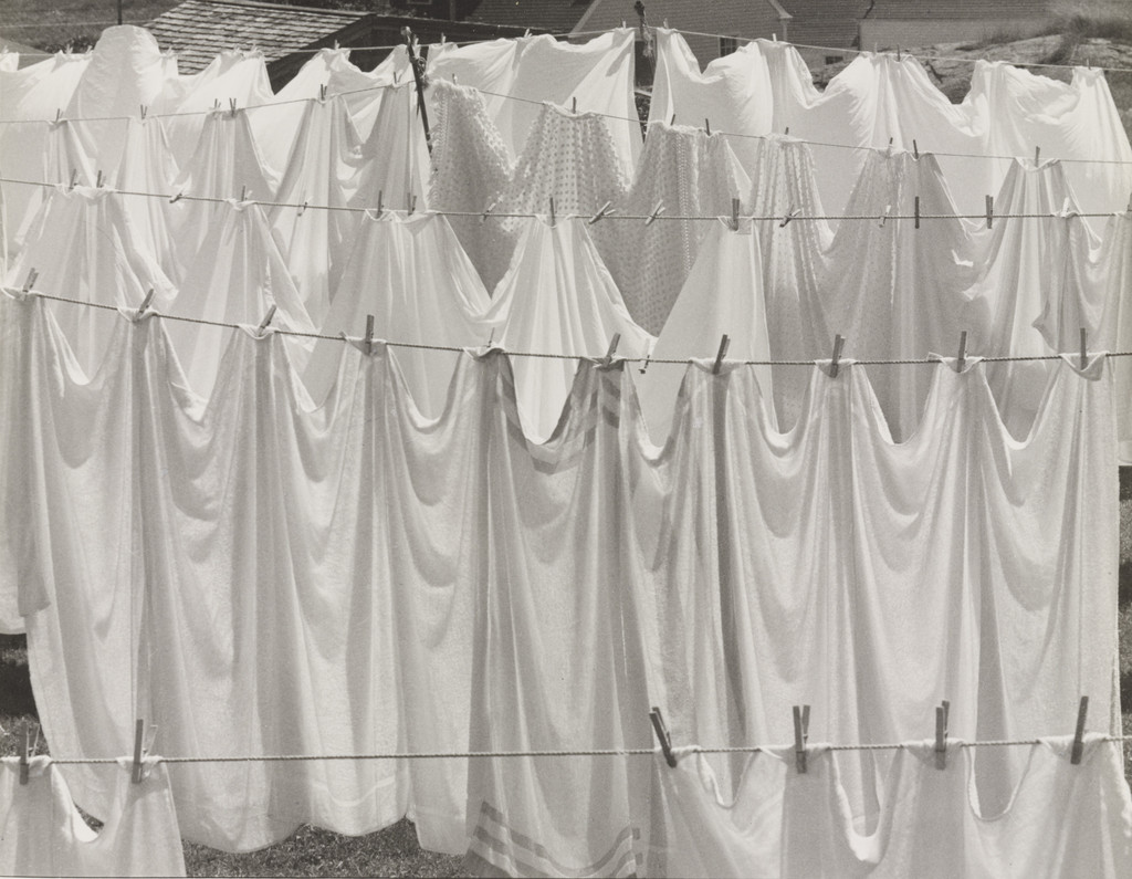Hanging Sheets, Untitled