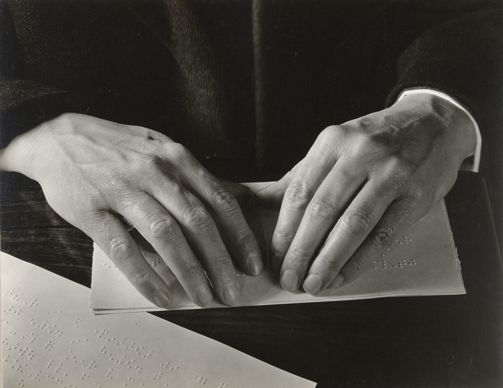 Hands Reading Braille