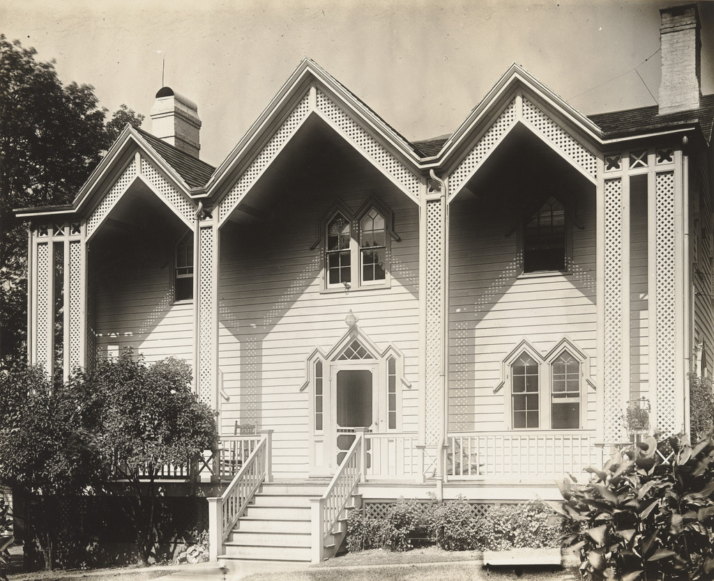 Wooden Gothic House near Nyack, New York