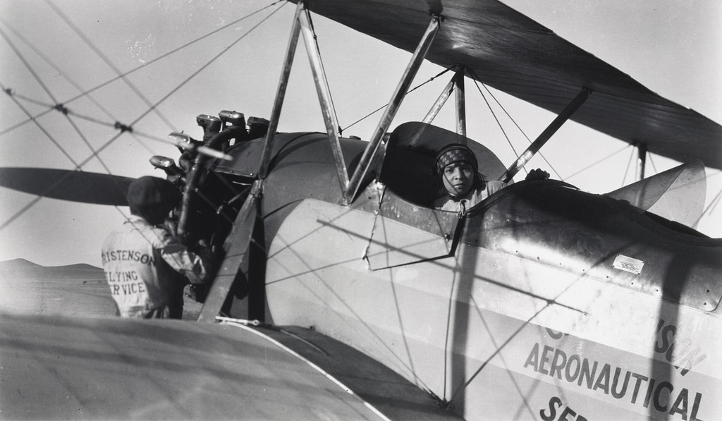 Josephine Jumping Eagle in Airoplane (sic).