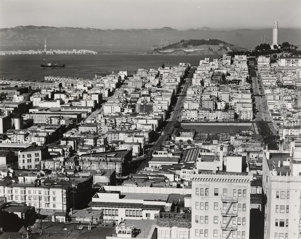 View of San Francisco Towards Alcatraz