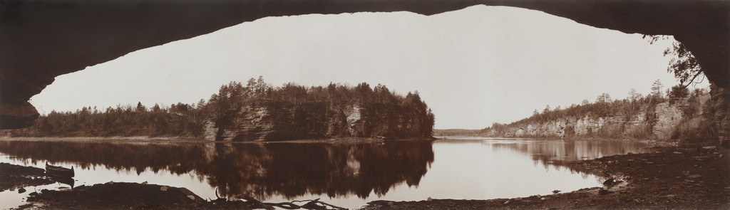 Panorama from the Overhanging Cliff, Wisconsin Dells
