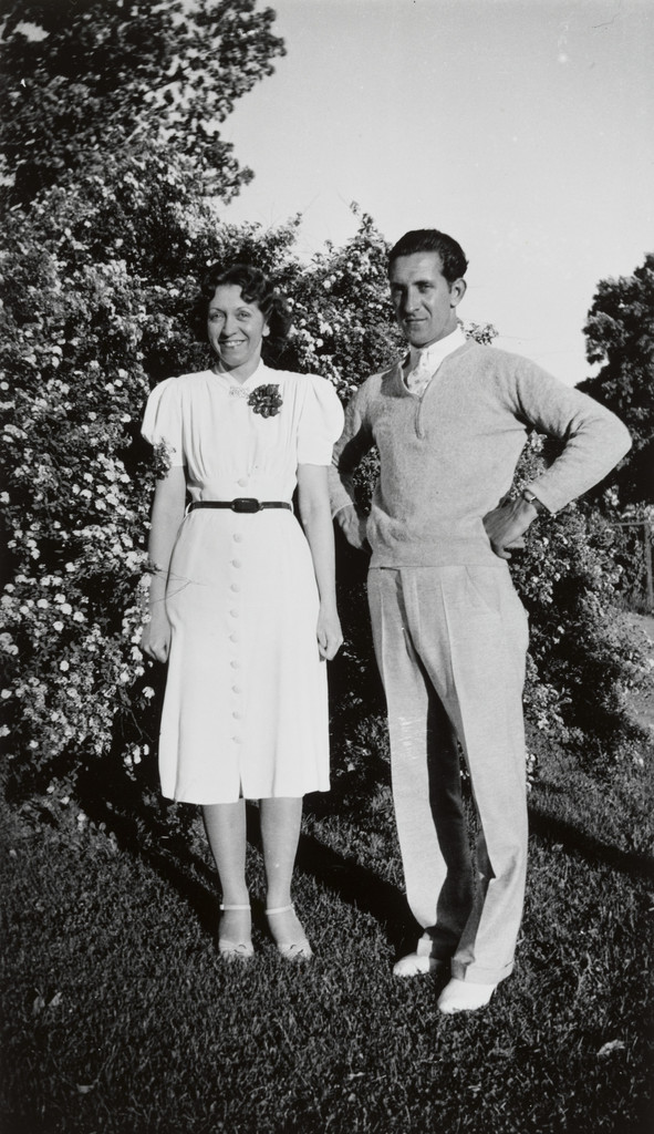 Bud Hoffman and His Sister, Helen Kilmer, Millerton, New York