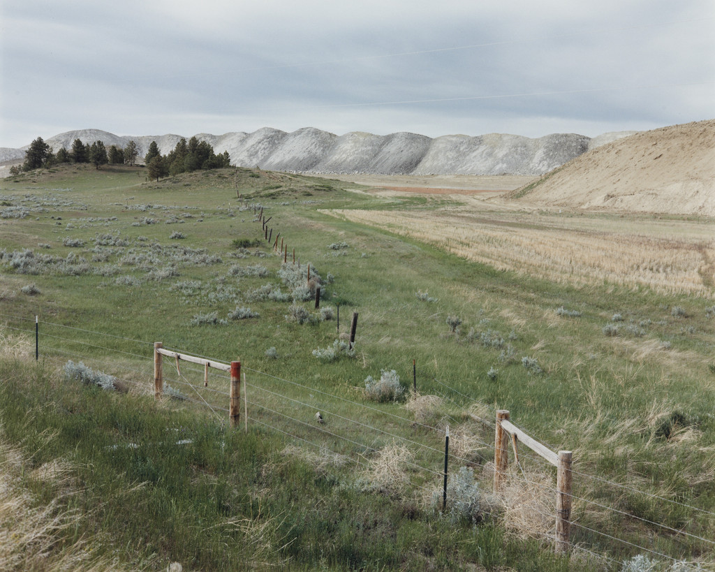 Colstrip, Montana: View from Sarpy Creek Road; New Mine Area and Spoil Piles