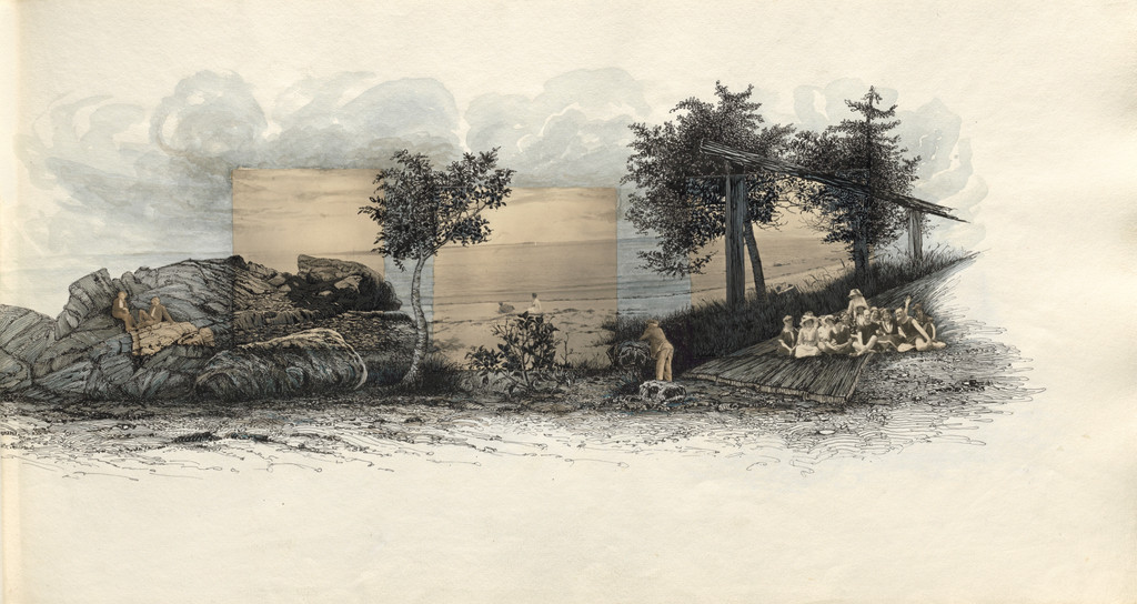 Untitled (page from album titled "July 1913")