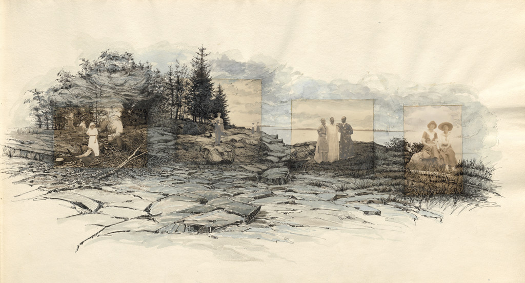 Untitled (page from album titled "July 1913")
