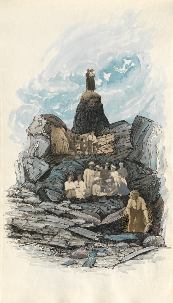 Untitled (page from album titled "July 1913")