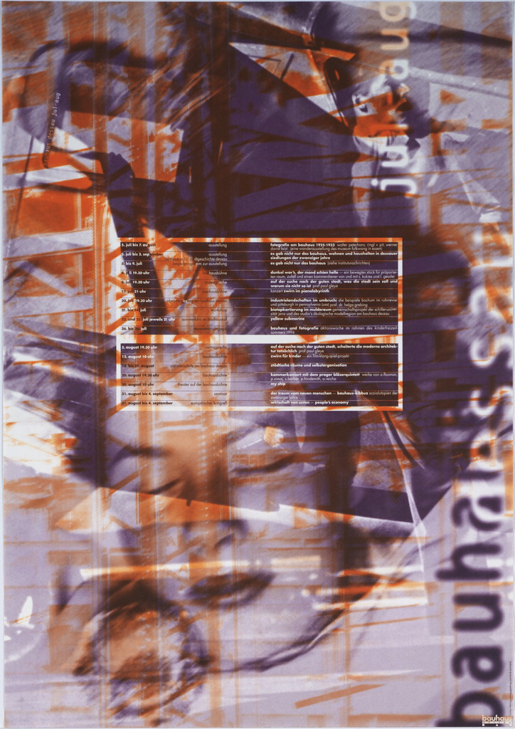 Stiftung Bauhaus Dessau, Jul-Aug 1995