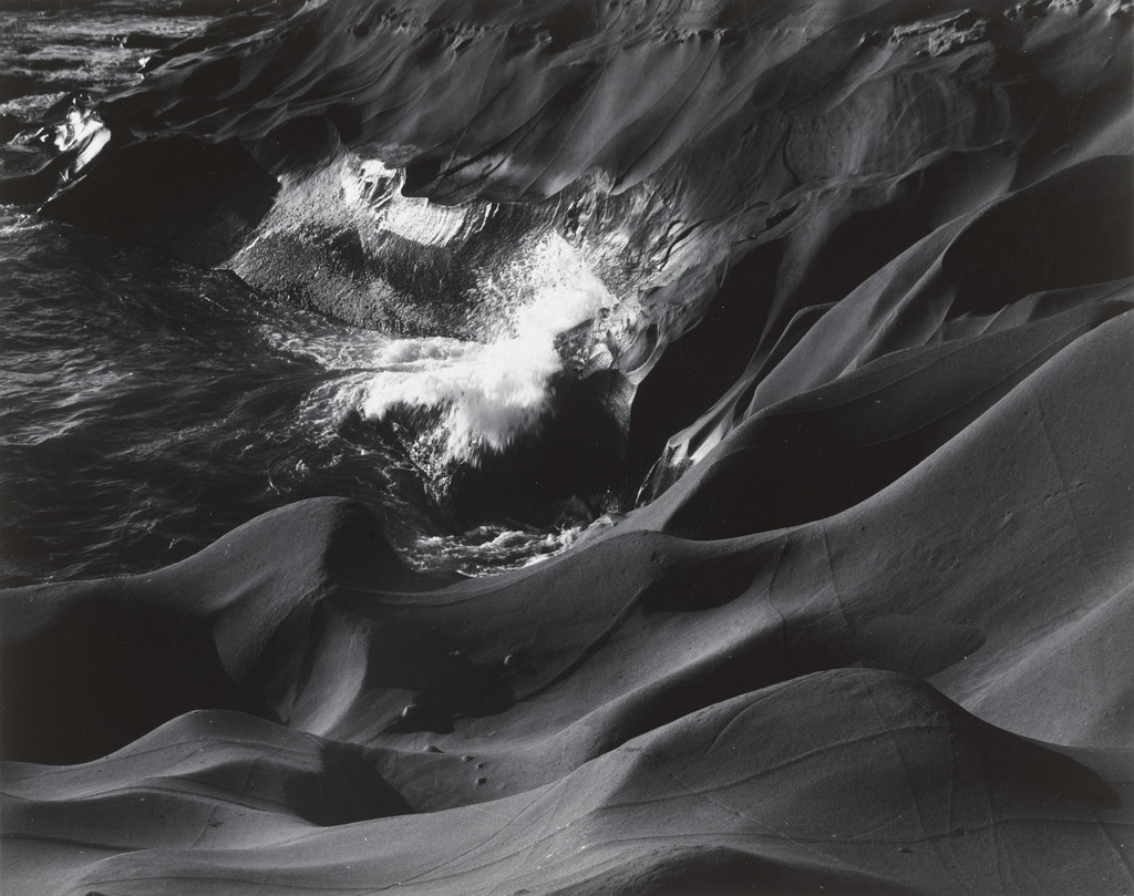 Surf and Eroded Rock, Cape Kiwanda, Oregon