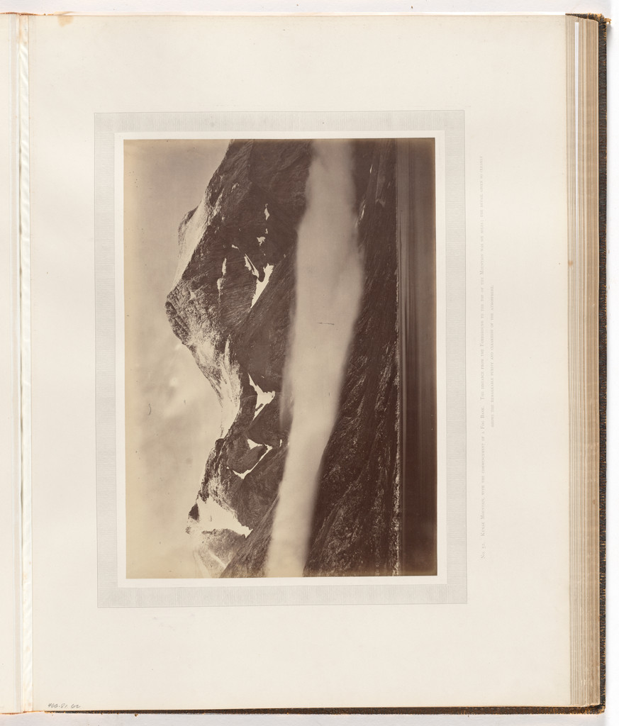 "Kunak mountain, with the commencement of a fog bank"