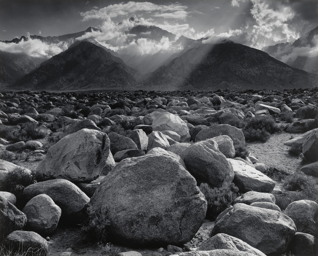 Mount Williamson, Sierra Nevada, from Manzanar, California