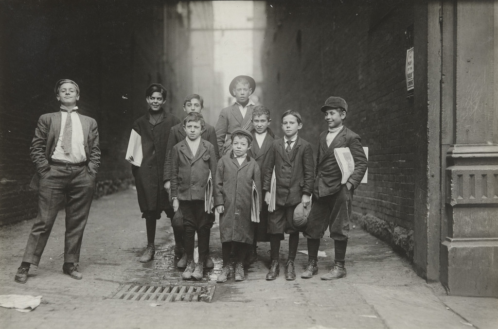 Group of Nashville Newsies, Tennessee