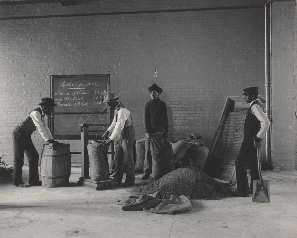 Agriculture, Mixing Fertilizer, The Hampton Institute, Hampton, Virginia