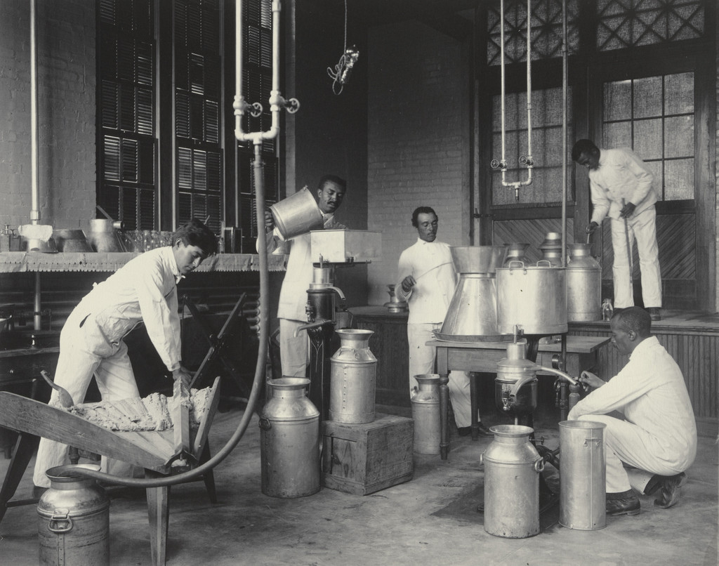 Agriculture. Butter-making