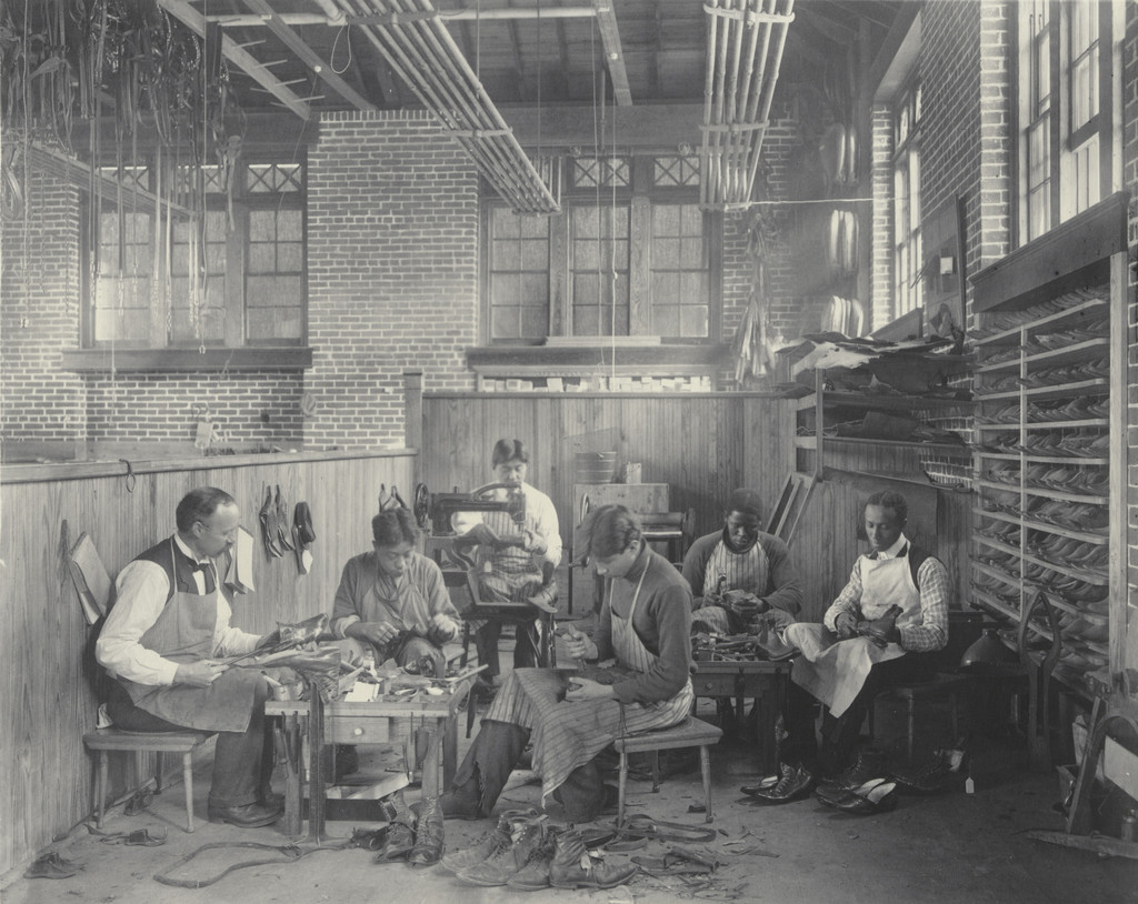 Trade School. Shoe-making