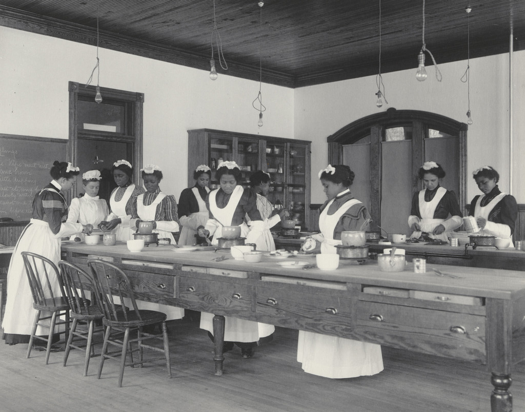 A cooking lesson