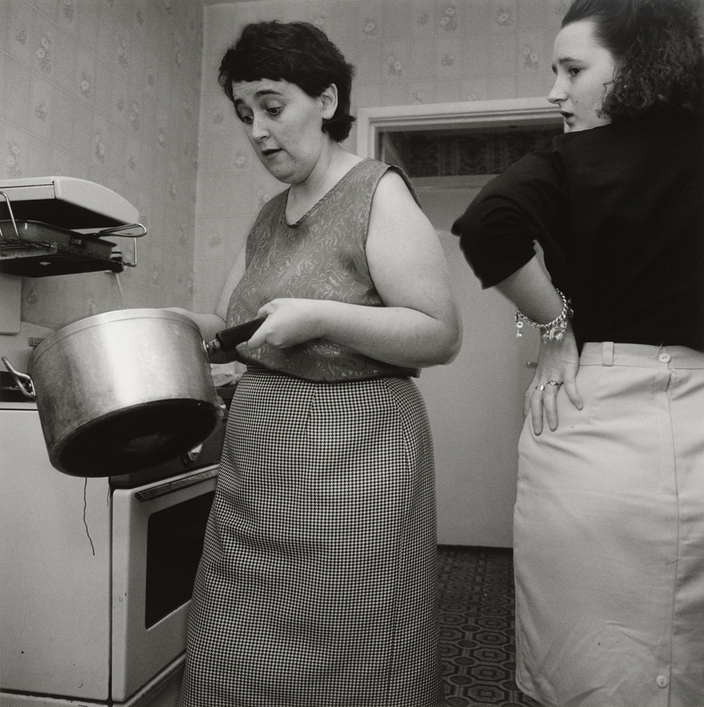 Lorna and Justine Collins, Sunday Dinnertime, Ullswater Street, Everton, Liverpool