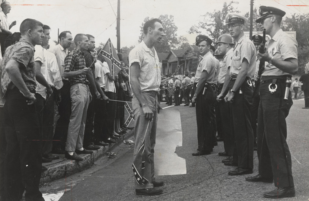 "Anti-Integration Demonstrators in Birmingham"