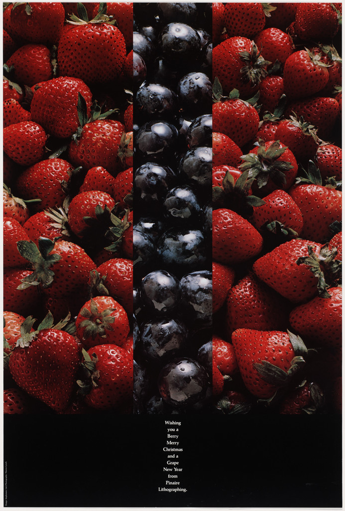 Wishing You a Berry Merry Christmas and a Grape New Year from Pinaire Lithographing